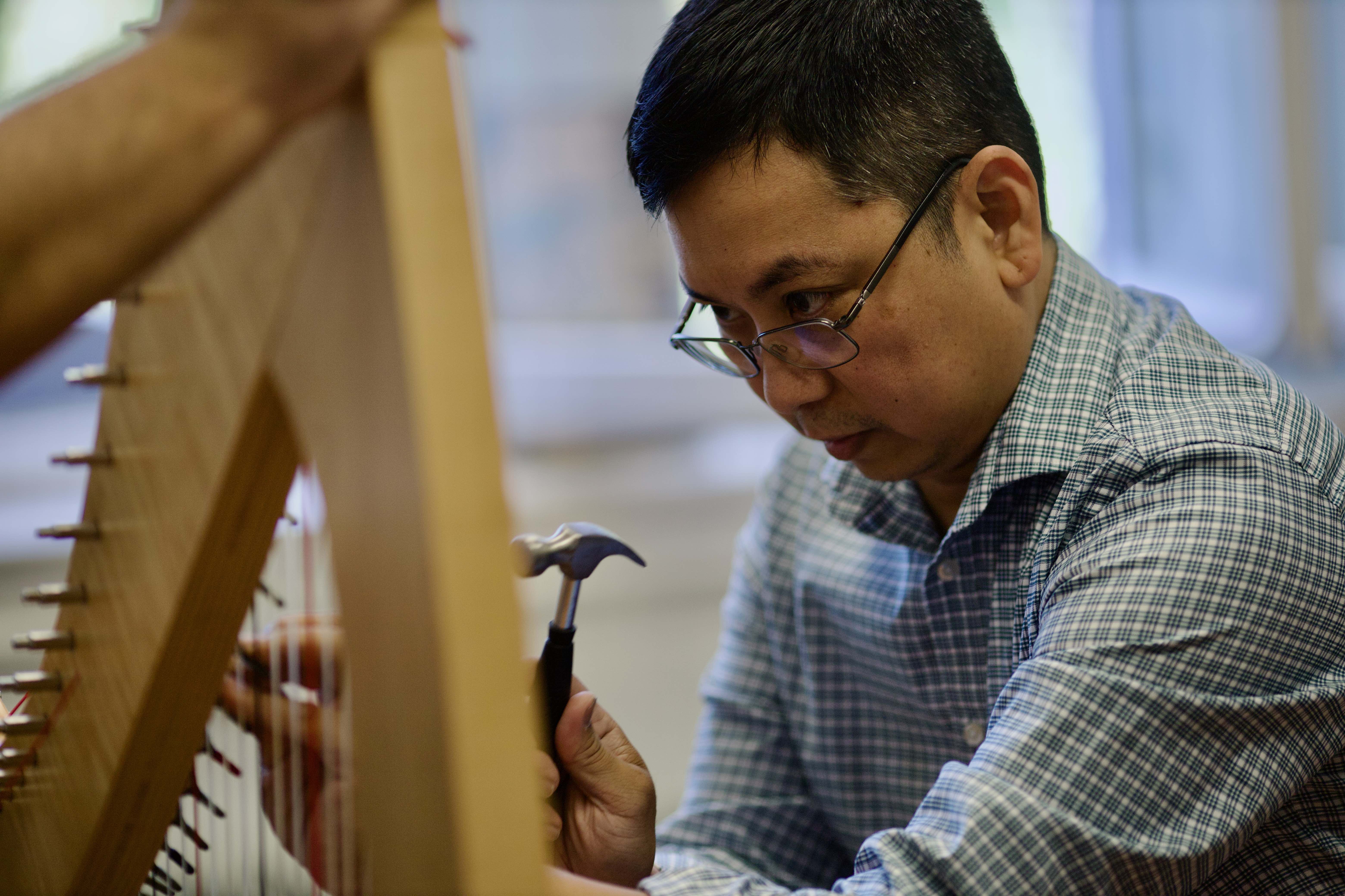 Master tuner at work